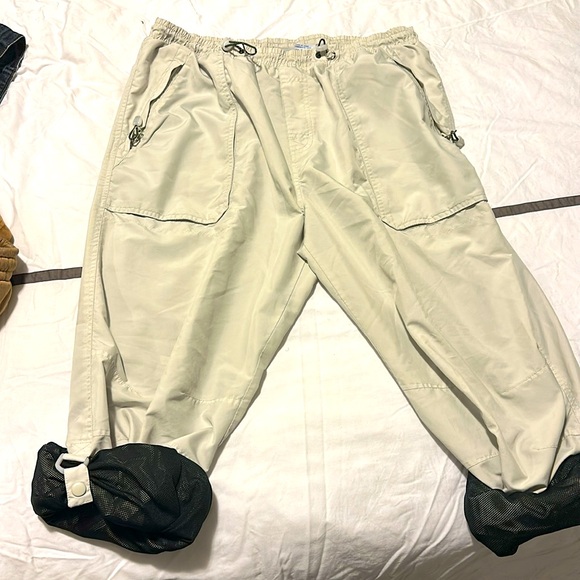 Men’s Canvas Active Wear w/Mesh Track Pants US XL by Reebok - Picture 4 of 5